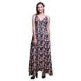 thumbnail image 1 of Bimba Floral Femmes Été Imprimé V Cou Long MaxiDressHoliday Resort Wear-X-Small, 1 of 5