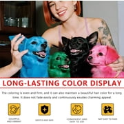 Dog Hair Dye, 4 Color Pet Hair Dye, Pet Safe Dye, Dog Hair Coloring Agent, Fashionable DIY Pet Grooming Easy to Use Pet Hairs Dye Permanent for Pets Grooming (4 Colors, 3.5 fl oz / 100 ml)
