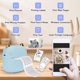 thumbnail image 5 of Mini Impresora de Bolsillo, Impresora TéRmica PortáTil con LED, Regalo de Impresora Sin Tinta Bluetooth para NiñOs, Utilizada en el Hogar, la Oficina, 5 of 8