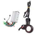 thumbnail image 2 of Panel de control con pantalla LCD y interruptor de cambio para bicicleta eléctrica y scooter de 48 V, 2 of 14