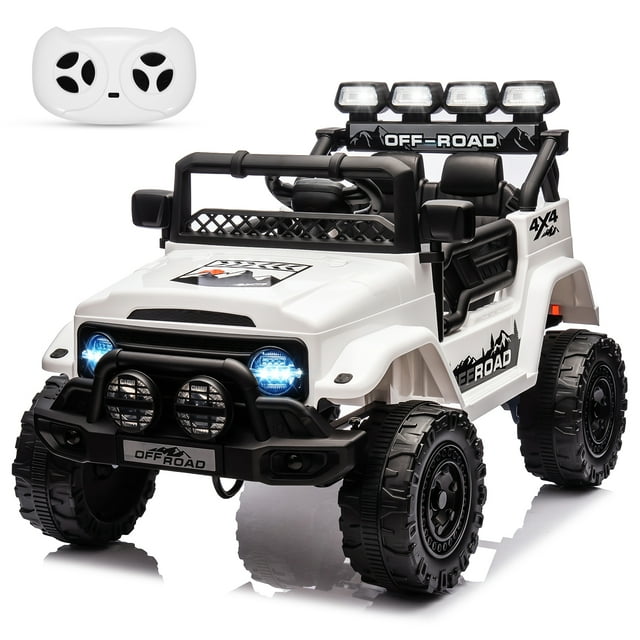 CazToi 12V Ride On Truck Car with Parent Remote Control