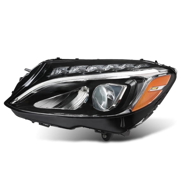 LED Headlight Left Driver Side Fit For 2015-2018 Mercedes Benz C-Class W205 C300
