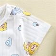 thumbnail image 5 of XXWXYD Baby Boys Girls All-Season Jumpsuits Rompers, Soft Breathable Cotton Bodysuit Outfits with Snap Closure, Cute Casual Playwear, 5 of 6