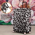 thumbnail image 4 of White and Black Of Leopard Print Luggage Cover Fashion Suitcase Cover Baggage Covers Fit 25-28 Inch Luggage (Go Travel), 4 of 5