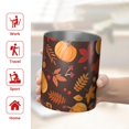 thumbnail image 5 of 12oz Coffee Tumblers Fall Pumpkins Leaves Pattern Stainless Steel Vacuum Insulated Travel Tumbler Coffee Cups Mug with Lid and Straw with Cleaning Brush for Cold & Hot Drinks, 5 of 5