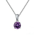 thumbnail image 4 of LINXIQIN Four-Prong Moissanite Pendant Women's Colorful Moissanite Necklace, 4 of 9