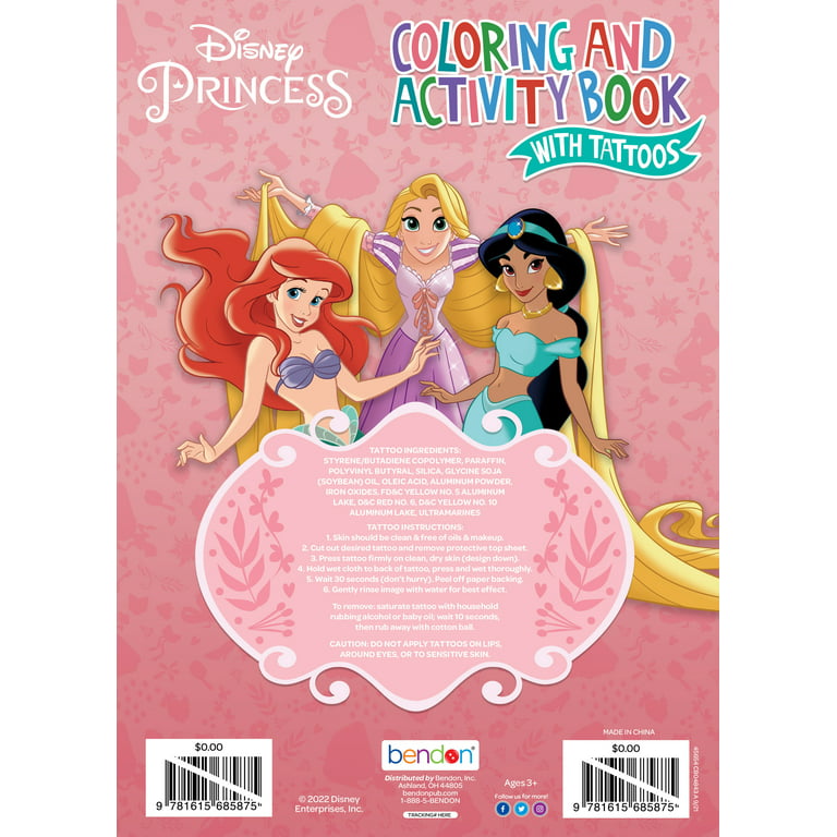 Bendon Princess Jumbo Coloring & Activity Book