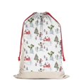 thumbnail image 3 of Christmas Bags Drawstring,White Christmas Snowman Pattern Large Xmas Christmas Gift Bags,Reusable for Xmas and New Year Party Favors and Supplies,27.6" X 19.7", 3 of 6