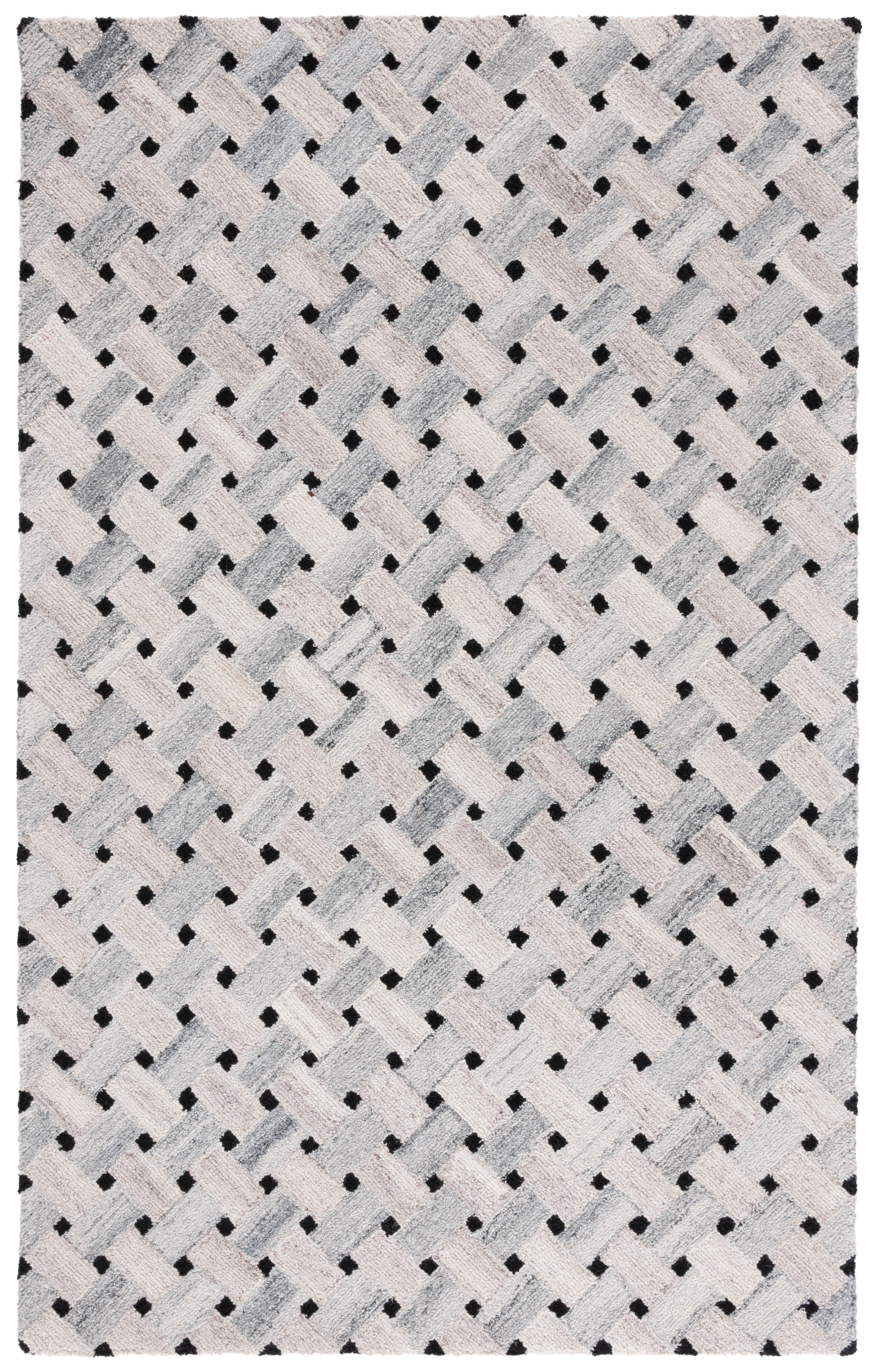 Safavieh Genre Roza Geometric Area Rug, Gray/Brown, 5' x 8'
