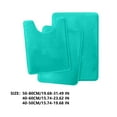 thumbnail image 3 of Bathroom Floor Mat Set 3 Piece Non-Slip Coral Velvet Highly Absorbent Bath Rugs for Toilet Area Home Bathroom Decor with Strong Water Absorption 50x80cm, 40x60cm, 40x50cm U-Shaped, 3 of 4