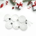 thumbnail image 3 of Northlight Transparent Glass Christmas Ball Ornaments - 3.25" (80mm) - Clear - 6ct, 3 of 8