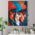 thumbnail image 4 of Cubist Abstract Faces Canvas Print，Living Room Home Bar Study Decor, 4 of 8