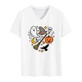 thumbnail image 4 of Women's T Shirt Short Sleeve Top Daily Tunic Blouse Graphic Blouse Casual Basic Tee, 4 of 5