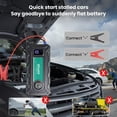 thumbnail image 5 of KOPUO Jump Starter with Compass, 4000A Battery Jumper Starter Portable, Jump Pack with LCD Display for 7.2L Gas and 5.5L Diesel engines, 5 of 8