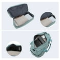 thumbnail image 2 of Bolsa de viaje Unique Bargains con diseño partitionado, bolsa de viaje con correa de equipaje fija y compartimento para zapatos, azul, 2 Pcs, 2 of 7