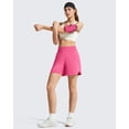 thumbnail image 5 of G4Free Chillwhisp Athletic Shorts for Women 4" - High Waist Lightweight Casual Running Shorts Built-in Liner with Pockets, 5 of 7