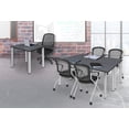 thumbnail image 2 of Romig Trek 60 x 24 in. Training Seminar Table- Grey Top, Chrome Legs, 2 of 3