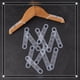 thumbnail image 4 of Empuñaduras de goma antideslizantes para colgar ropa, tiras para colgar ropa de silicona transparente, accesorios para colgar ropa para perchas de madera (200 piezas), 4 of 5