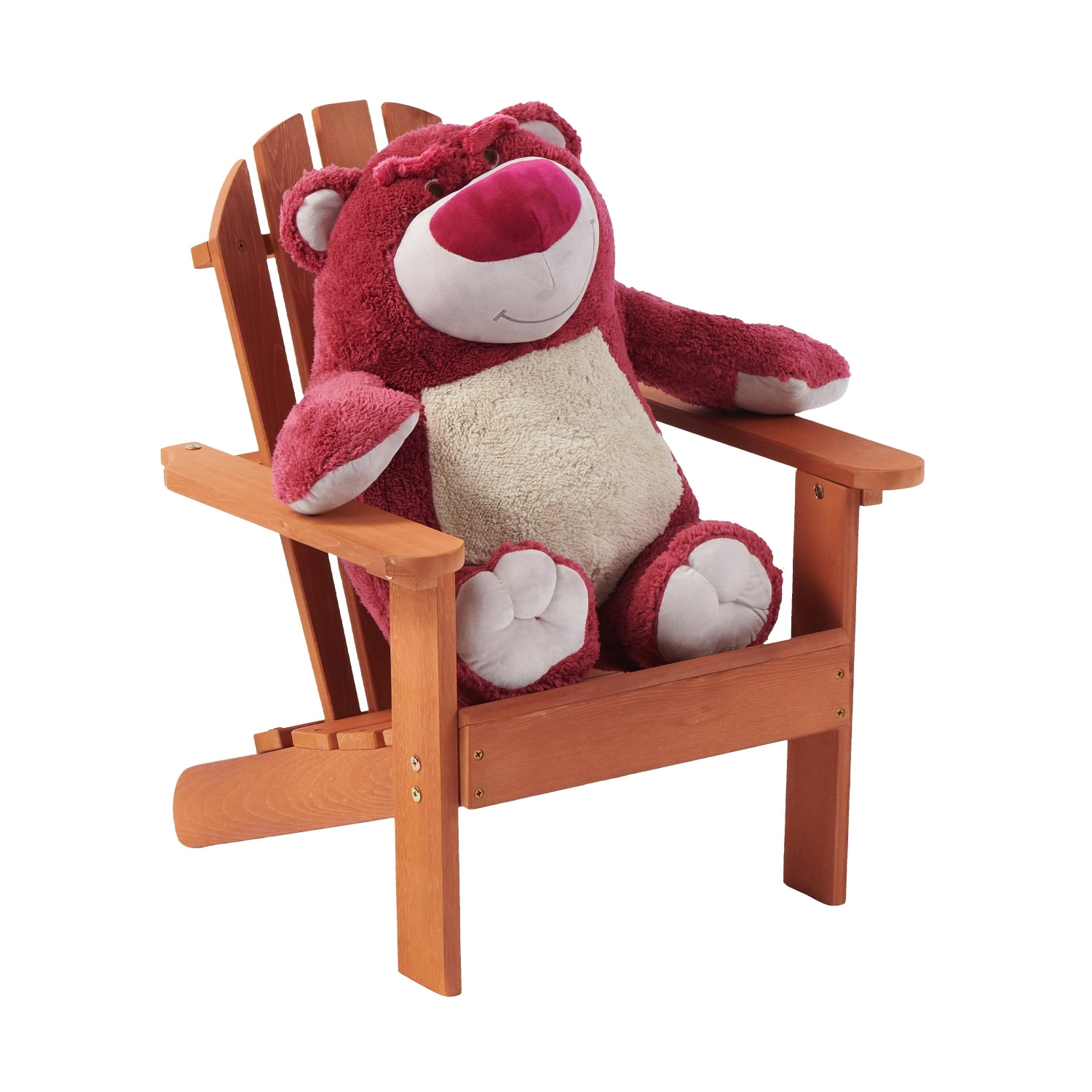 Wooden Kid‘s Adirondack Chair for Indoor and Outdoor  Natural Cedar Patio Lounge Chiar for Kids