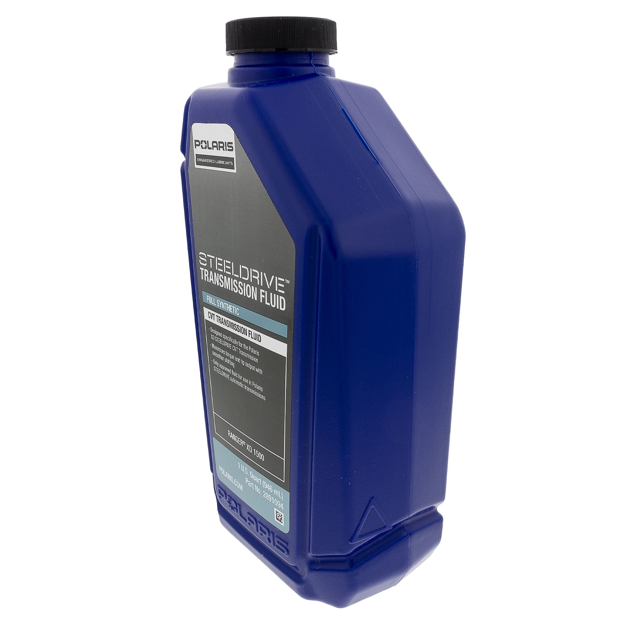 Polaris 2891094 STEELDRIVE Full Synthetic CVT Transmission Fluid 1 Quart Ranger XD1500