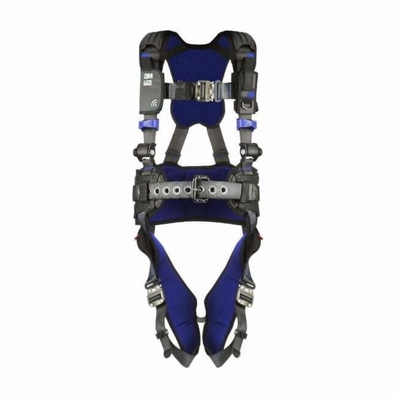 3m Dbi-Sala Harness,XL,Gray,Quick-Connect,Polyester 1403073