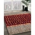 thumbnail image 2 of Ahgly Company Indoor Rectangle Abstract Camel Brown Abstract Area Rugs, 4' x 6', 2 of 6
