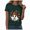 R226-Dark Green, variant on Halloween Shirts for Women Cute Ghost Spooky Season T Shirts Casual Crew Neck Short Sleeve Graphic Tee Tops,Grey,XXL