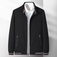thumbnail image 2 of Vedolay Jacket Coat Long Sleeve Top Casual Solid Open Front Jacket Black,S, 2 of 5