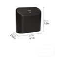 thumbnail image 3 of 1pc Car Trash Can, Car Storage Box, Mini Trash Storage Box For Car, Car Garbage Can, Multipurpose Trash Bin For Car Office Kitchen Bedroom Home, 3 of 4