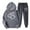 Dark Gray, variant on Lenpel Women's Sweatsuits 2 Piece Long Sleeve Valentine's Day Printed Pullover Hoodie Sweatpants Spring Fall Outfits