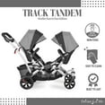 thumbnail image 2 of Dream On Me Track Tandem Stroller- Face to Face Edition, Black and White, 2 of 14