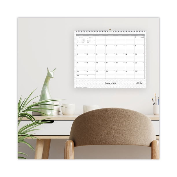 2023 Blue Sky Passages 12" x 15" Monthly Wall Calendar Gray/White  (111292-23) - Walmart.com