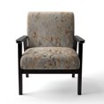 thumbnail image 4 of Designart "Beige Botanical Expressions I" Beige Abstract Botanicals Upholstered Accent Chair - Modern Arm Chair For Living Room, 4 of 5