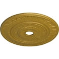 thumbnail image 3 of Ekena Millwork 26 3/4"OD x 3 5/8"ID x 1 1/8"P Leaf Ceiling Medallion (Fits Canopies up to 3 5/8"), Hand-Painted Pharaohs Gold, 3 of 5