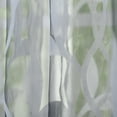thumbnail image 1 of DPTALR Leaf Sheer Curtain Tulle Window Treatment Voile Drape Valance 1 Panel Fabric, 1 of 4