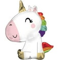 thumbnail image 2 of Sitting Unicorn Foil Balloon 29", 2 of 2