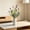 Blue-BU, variant on MMJ Artificial Flowers 5 Prong Plastic UV Resistant No Fade Faux Bush Spring Farmhouse Porch Home Decor 13.77x4.72x3.14in