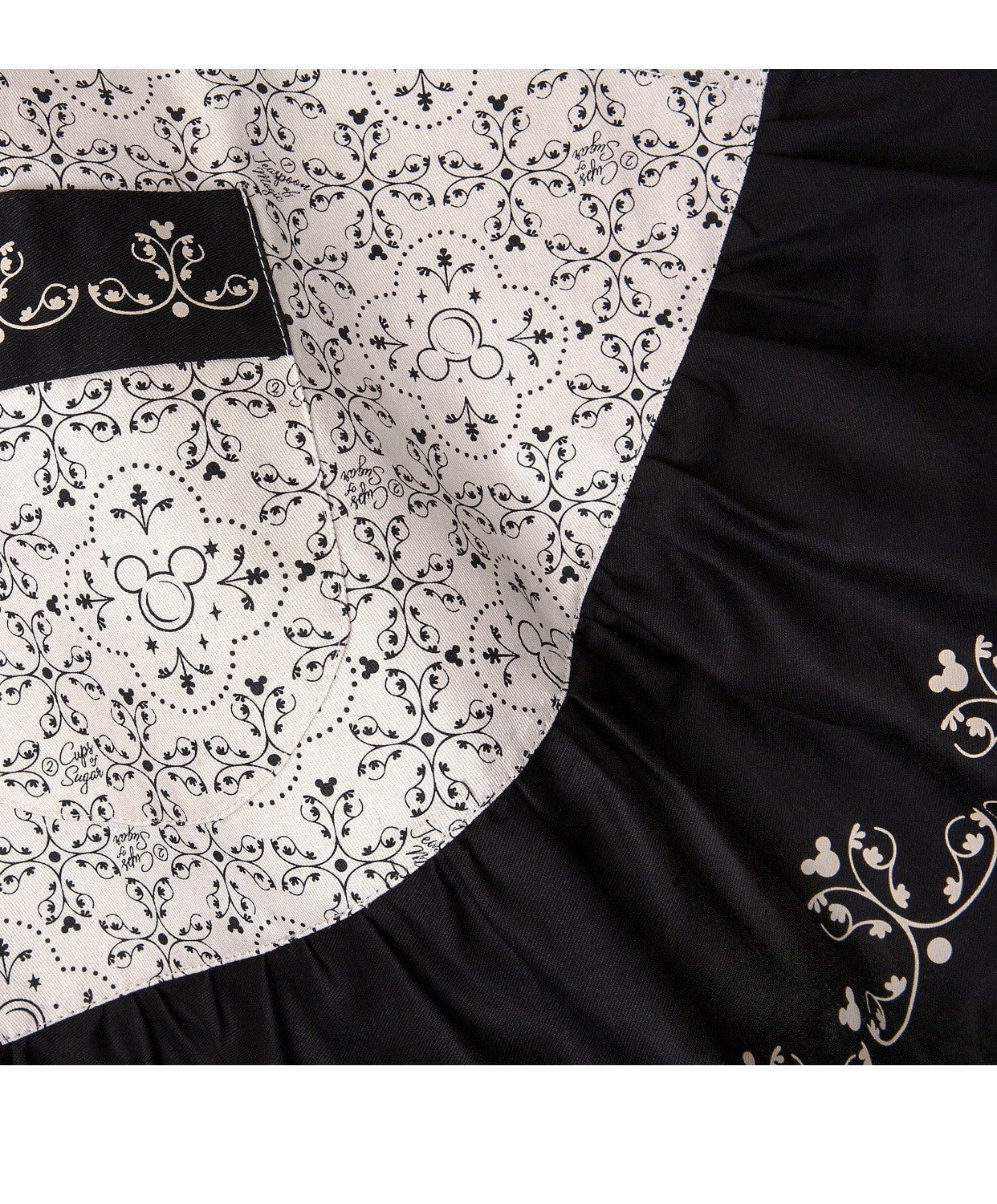 Disney Parks Kitchen Mickey Icons Chef Apron for Adults with Ruffle New with Tags