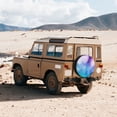 thumbnail image 6 of Waterproof Spare Wheel Cover, Paint Texture Adjustable Wheel Cover For Jeep Trailer Rv Suv Car, 14 Inch, 6 of 8
