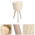 thumbnail image 3 of 1 Pce Pot de Fleurs de Type Plancher Simple Décoration Maison Pot de Plante avec Support d'Angle, 3 of 8