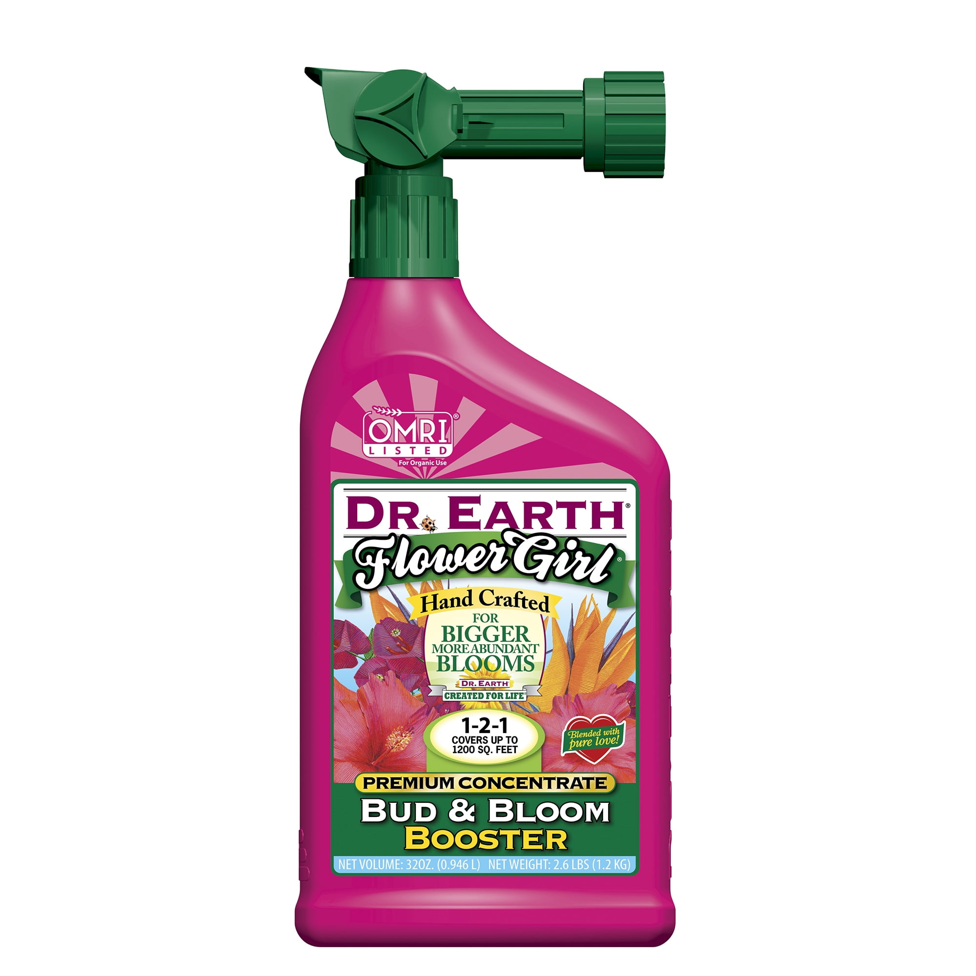 Dr. Earth Organic & Natural Flower Girl Bud & Bloom Booster, 32 oz RTS