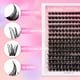 thumbnail image 3 of Kit de extensión de pestañas FADLASH Lash Clusters Wispy Faux Mink, 3 of 7