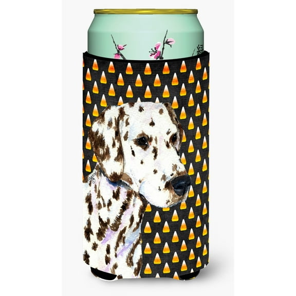 Dalmatian Candy Corn Halloween Portrait Tall Boy Hugger