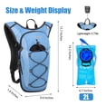 thumbnail image 2 of Mochila de Hidratación Zavothy Ligera con Depósito de Agua de 2L Azul, 2 of 7