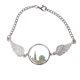 thumbnail image 1 of Canadá lugar y los edificios de la ciudad de dibujos animados Pulsera pulsera pulsera alas de ángel pulsera, 1 of 3
