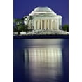 thumbnail image 2 of Perry, William 11x14 Black Ornate Wood Framed with Double Matting Museum Art Print Titled - Jefferson Memorial and Tidal Basin in April, 2 of 4