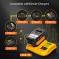 thumbnail image 2 of 4 Pack DCB200 For DeWalt 20 Volt Max XR 6.0AH Lithium Ion Premium Battery, 2 of 7