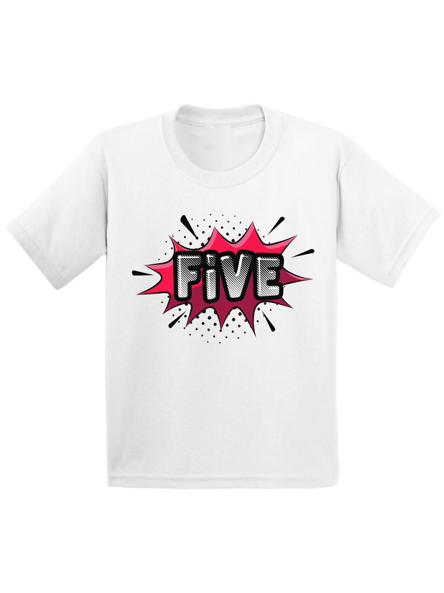 superhero 5th birthday shirt