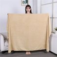 thumbnail image 3 of Toalla de baño grande de microfibra gruesa, absorbente y de secado rápido, multifuncional, para natación, fitness, deportes, salón de belleza., 3 of 5