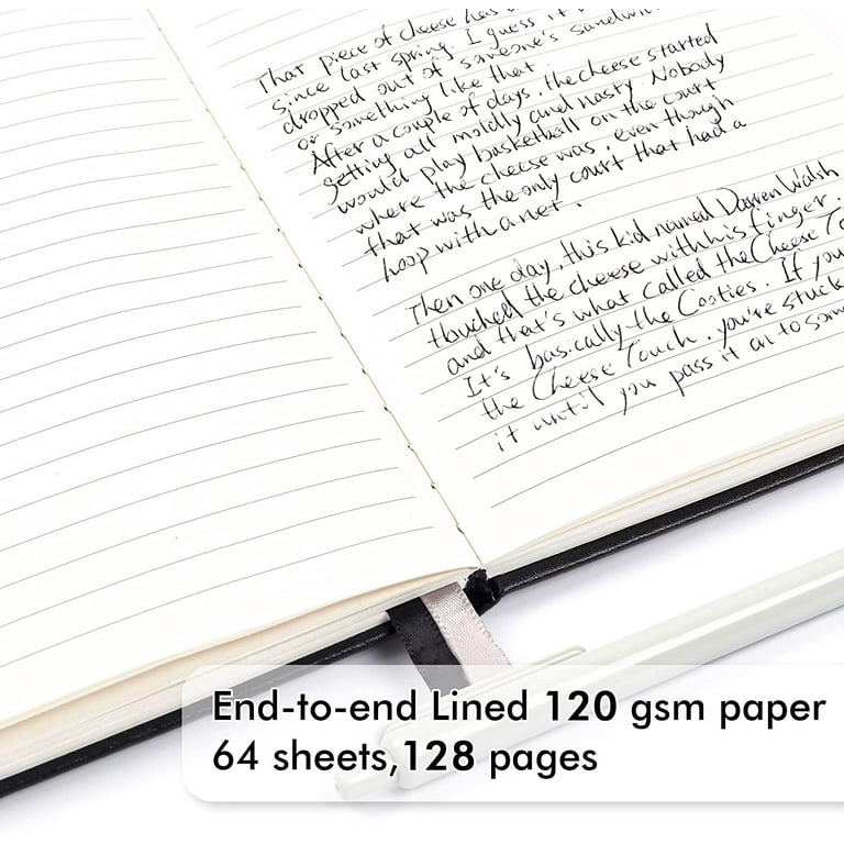Feela 12 Pack A5 Hardcover Notebooks with 12 Black Pens, 120 Feela 12 Pack A5 Hardcover Notebooks with 12 Black Pens, 120